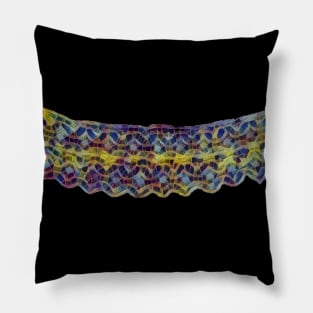 Colorful Mosaic/Stained Glass - Deep Dream Design Pillow