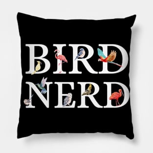 Bird Nerd Pillow