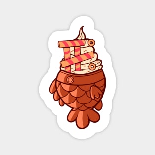 Taiyaki ice cream Magnet