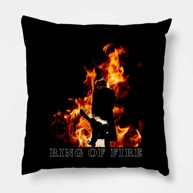 The Fire's Ring Pillow by nickbeta