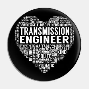 Transmission Engineer Heart Pin