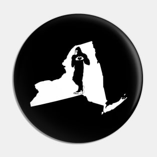 New York Bigfoot Pin