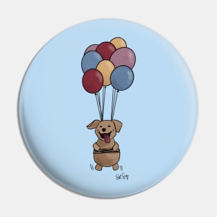 Balloon Adventure - Dog Pin