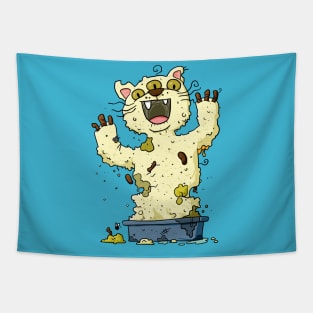 Stinky Litter Tray Monster Tapestry