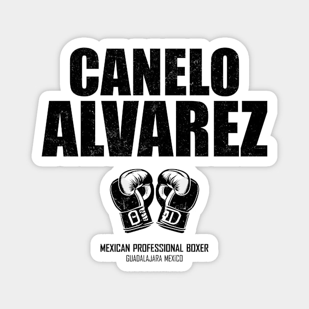 canelo alvarez Magnet by Retro Project