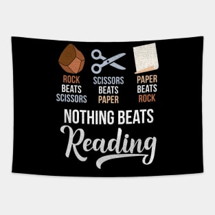 Nothing Beats Reading Book Tapestry