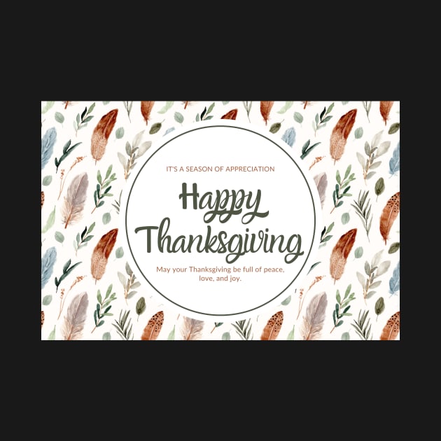 Happy Thanksgiving Card - 03 by LD-LailaDesign