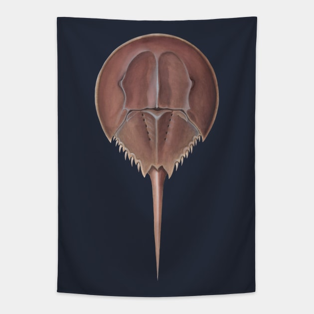 Horseshoe Crab Tapestry by JadaFitch