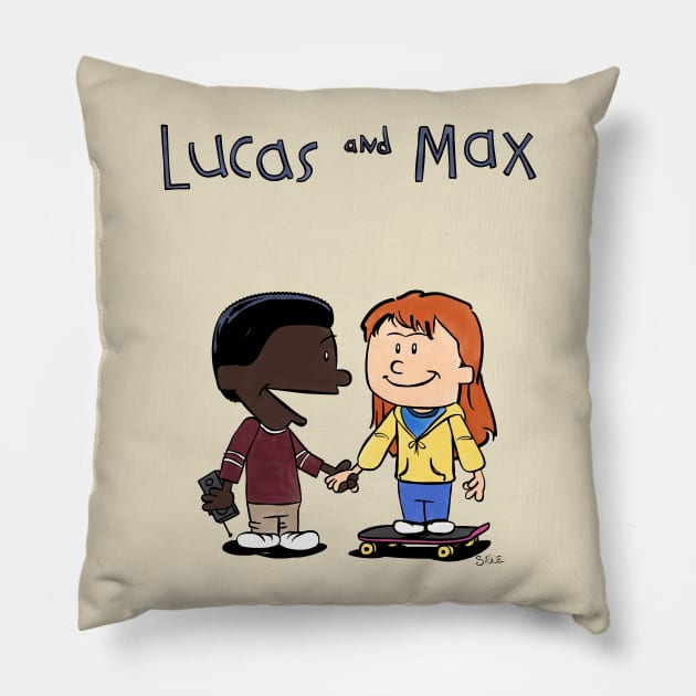 Lucas & Max Pillow by StonedWorks