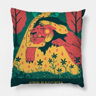 Tarot Card - Strength Pillow