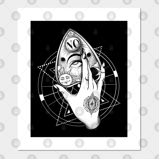 Ouija Board Tattoo Hand - white - Ouija Board - Posters and Art Prints | TeePublic Ouija Board Tattoo Hand - white - Ouija Board - Posters and Art Prints | TeePublic