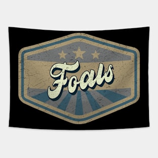 vintage Foals Tapestry