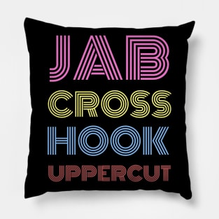 Boxing Jab Cross Hook Uppercut Pillow