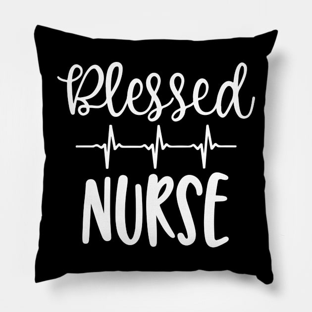 Blessed Nurse Pillow by StudioBear