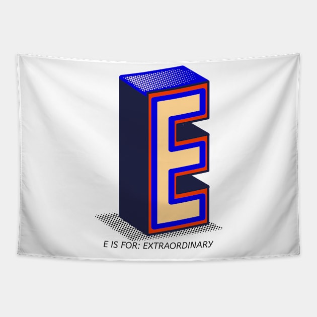 E initial Tapestry by asian tee