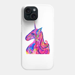 Rainbow Watercolor Unicorn Phone Case