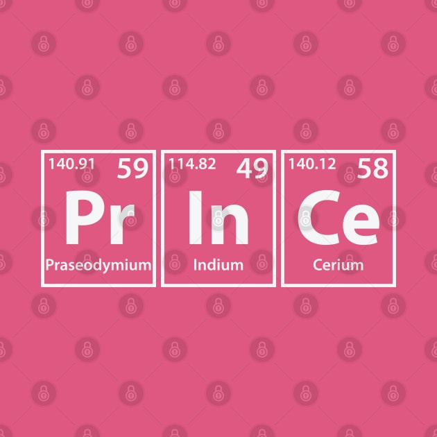 Prince (Pr-In-Ce) Periodic Elements Spelling by cerebrands