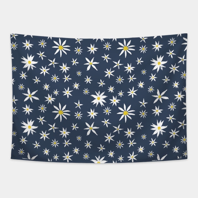 Daisy on tumblr blue Tapestry by crumpetsandcrabsticks