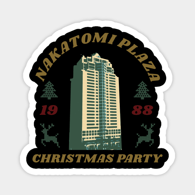 nakatomi plaza 1988 Magnet by Suarezmess