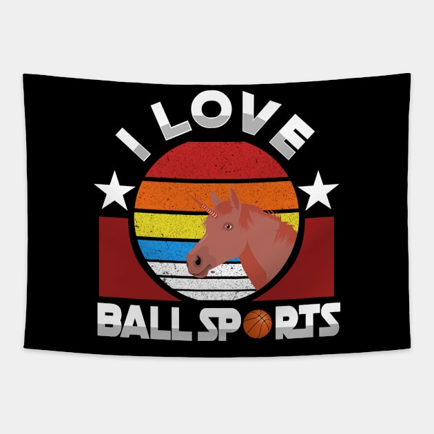 I love ballsports Tapestry by Markus Schnabel