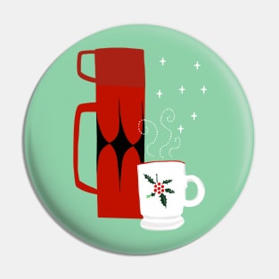 Have a Cup of Cheer Thermos and Mug Pin