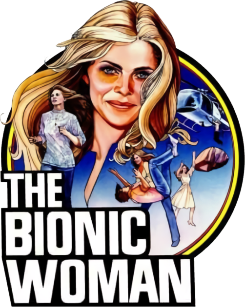 Bionic Woman Kids T-Shirt by The Manny Cruz Show