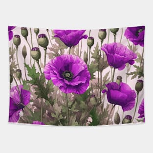 Poppy Flower Tapestry