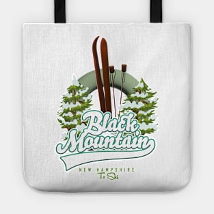 Black Mountain New Hampshire Ski logo Tote