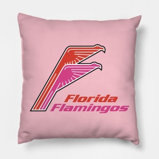 Florida Flamingos Defunct Tennis Team Pillow