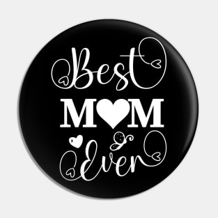 Best Mom Ever Cursive Pin