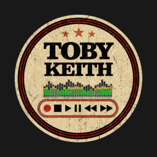 Toby Keith Vintage markeetees circle - Toby Keith - T-Shirt | TeePublic