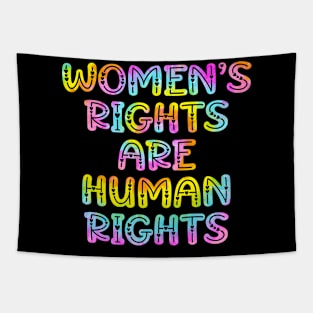 Women's rights, tie dye Tapestry