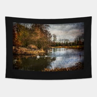 Winter Scene On The Kennet And Avon Tapestry