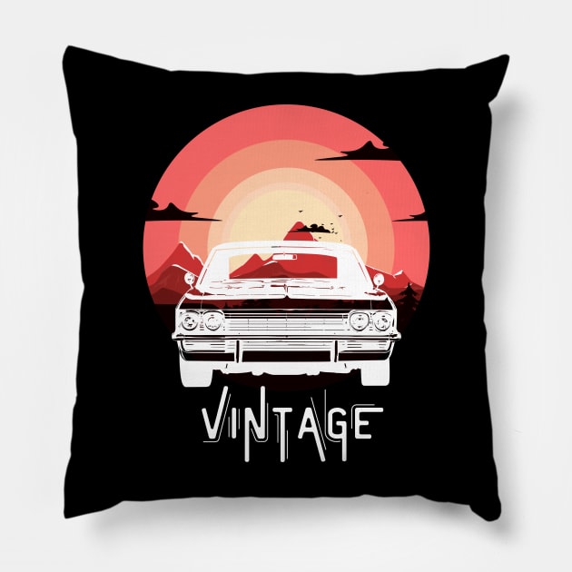 80s Car Pillow by Xtian Dela ✅