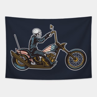 American motorcycle Tapestry