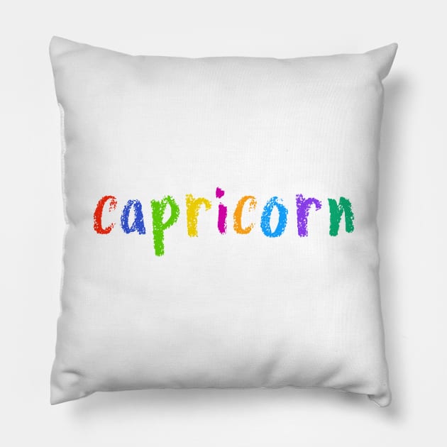 capricorn Pillow by NSFWSam