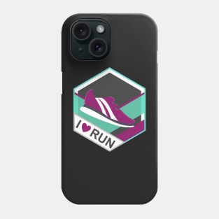 I love to run - Running Lovers Phone Case