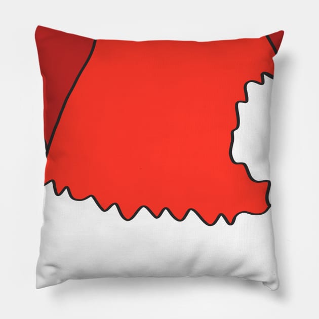 Santa Claus Hat Pillow by alexwestshop