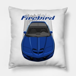 Firebird 4thgen-blue Pillow