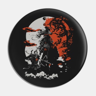 Samurai Shadows Pin