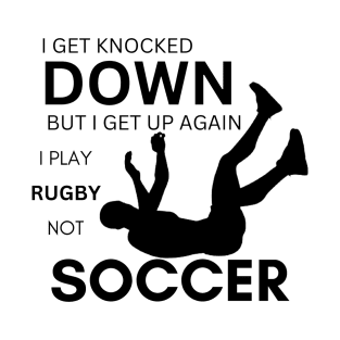 Rugby Players Fall Down T-Shirt