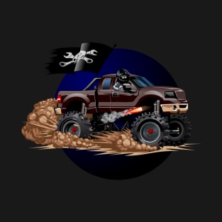 Cartoon Monster Truck T-Shirt