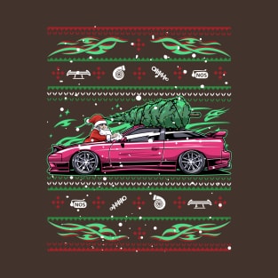 Christmas Ugly Nissan Silvia S13! Best Car Guy Gift! SChassis! T-Shirt