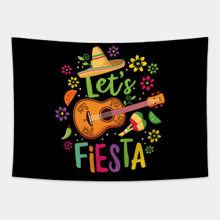 Let's Fiesta - Cinco De Mayo Designs Tapestry