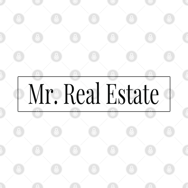 Disover Mr. Real Estate (light colors) - Real Estate - T-Shirt