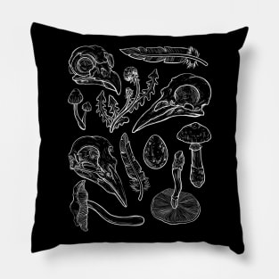 Psilocybe Birds Pillow