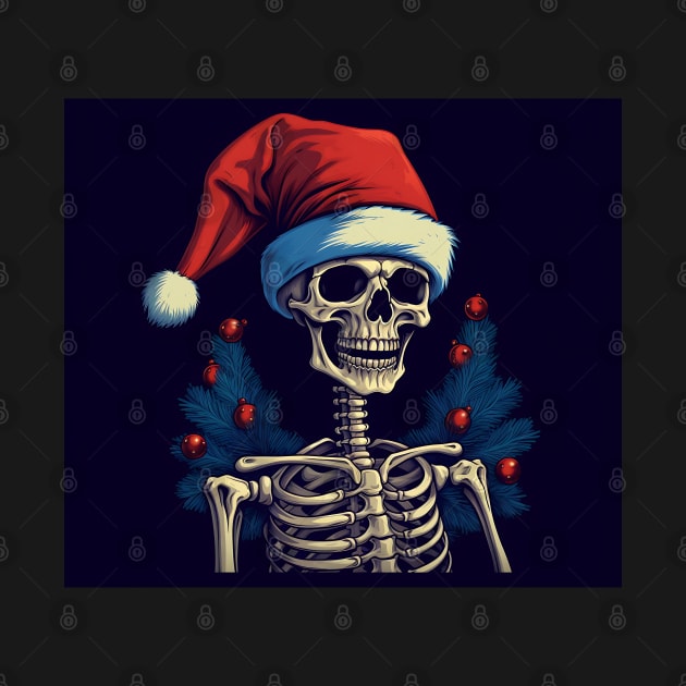 skeleton Santa Claus by MZeeDesigns