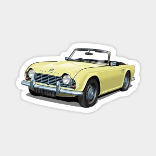 Triumph TR4 in yellow Magnet