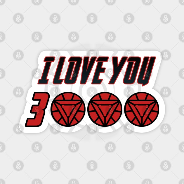 I Love You 300 (Alternate Version) Magnet by NotoriousMedia