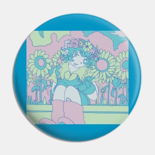 Basil Omori art Pin